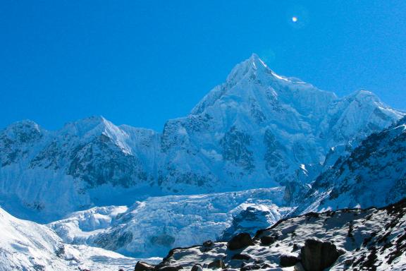 Trek au Sikkim, Green Lake et camp de base nord du Kangchenjunga