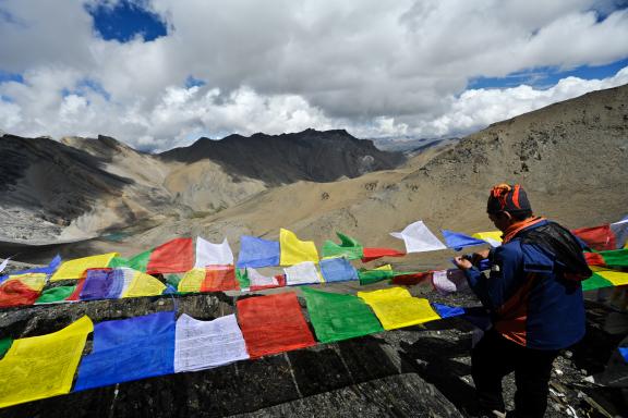 Col du Kang la à 5200 m au haut Dolpo au Népal