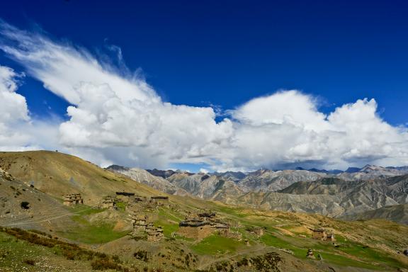 Village de Karang au haut Dolpo au Népal