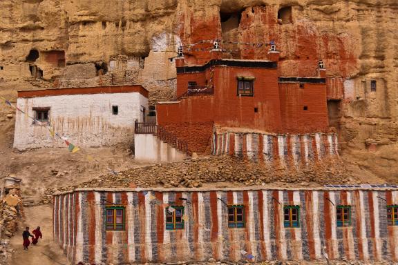 Monastère Sakya de Niphu dans la vallée de Choser au Mustang au Népal