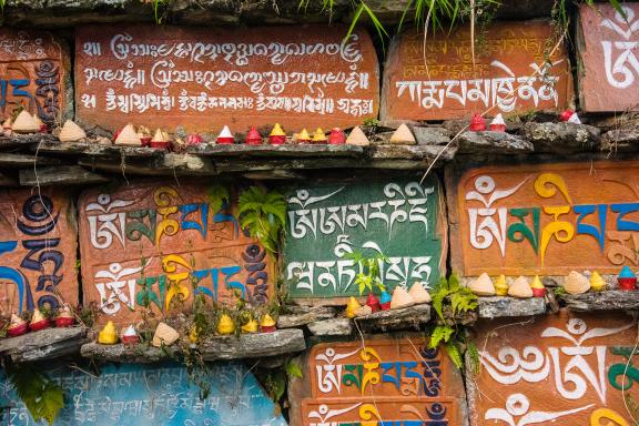 Monastère de Tashiding au Sikkim en Inde