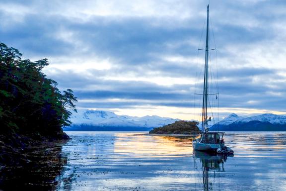 Voyage et navigation sur un voilier vers le Cap Horn