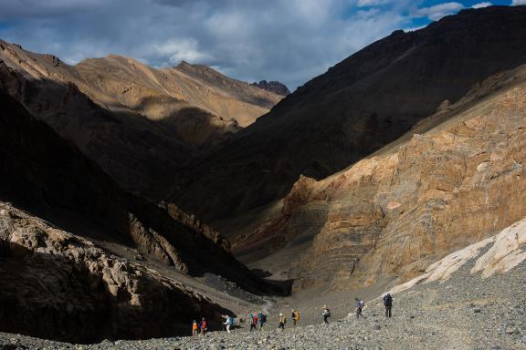 Passage d’un col au Ladakh en Inde