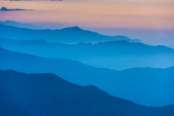 Paysage de la région des Annapurnas au Népal