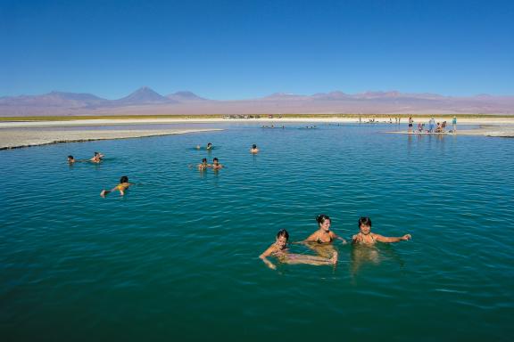 Laguna Cejas dans le désert d'Atacama au Chili