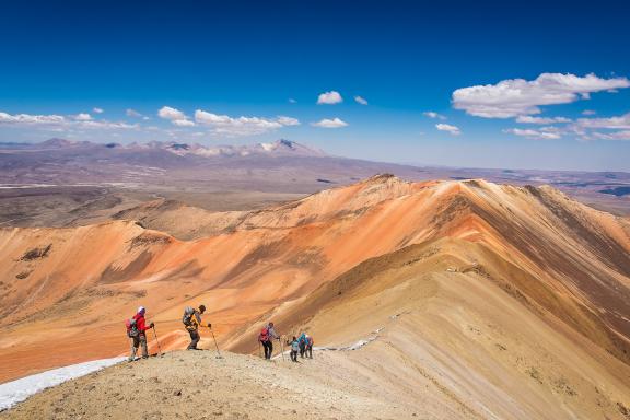 Région de Parinacota dans le désert d’Atacama au Chili