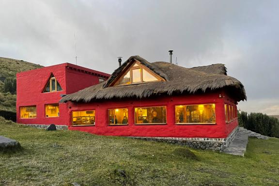 Auberge de montagne à Lasso dans les Andes en Équateur