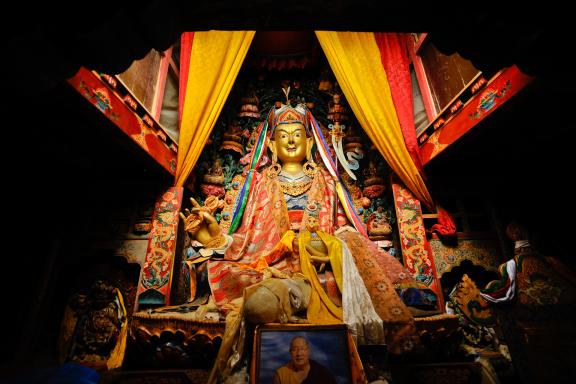 Monastère de Ribo dans la vallée de la Tarap au Dolpo au Népal