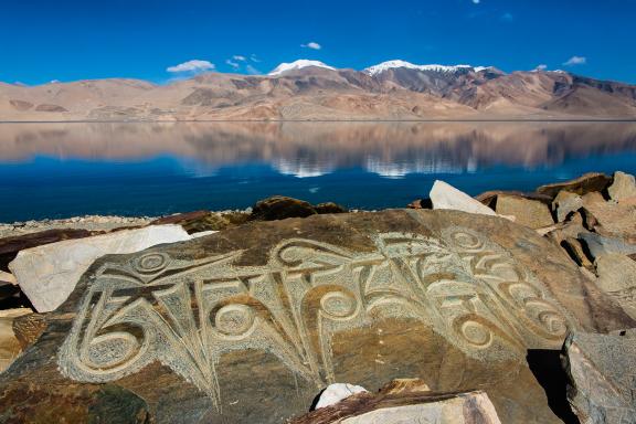 Lac Tsomoriri au Rupshu Changtang au Ladakh en Inde