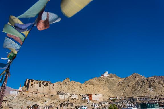 Palais royal de Leh au Ladakh en Himalaya en Inde