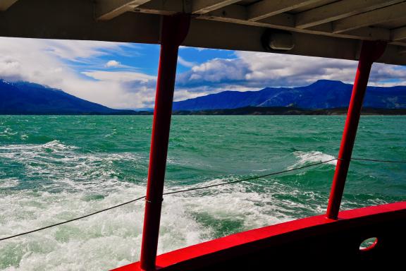 Excursion en bateau dans le Fjord Ultima Esperanza en Patagonie au Chili