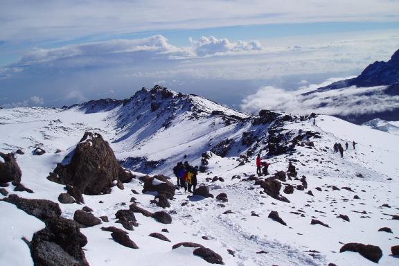 Ascension du Kilimandjaro et progression au sommet