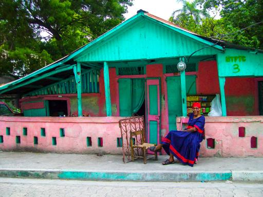 Rencontre avec une femme dans sa maison de Jacmel