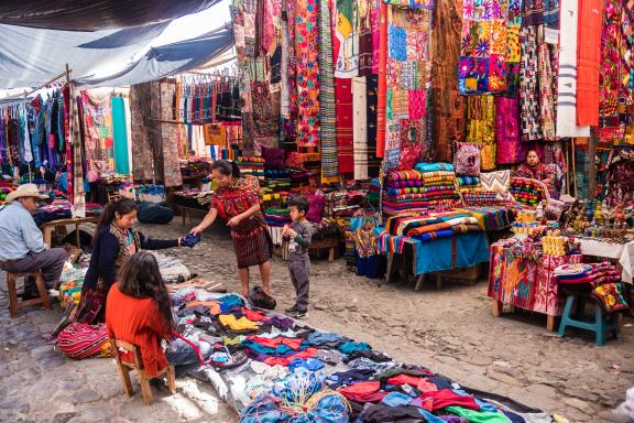 Marché de Chichicastenango au Guatemala