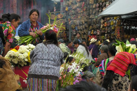 Marché de Chichicastenango au Guatemala