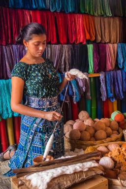 San Juan la Laguna sur le lac Atitlan au Guatemala