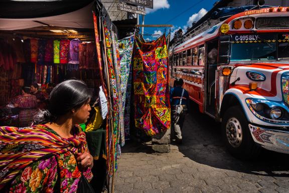 Marché de Chichicastenango au Guatemala