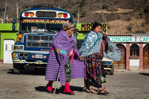 Au village de Zunil à Quetzaltenango au Guatemala