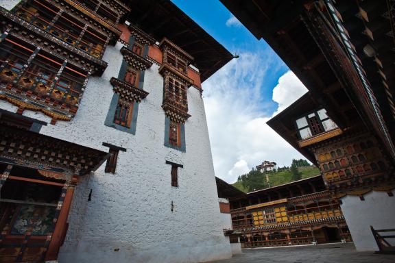 Le Dzong de Paro au Bhoutan