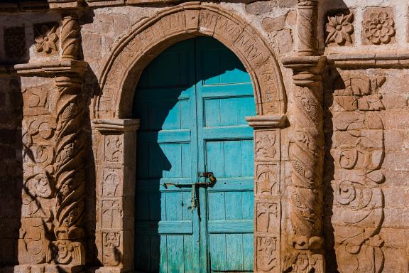 Église de Belen dans la précordillère, région de Parinacota dans le désert d’Atacama au Chili