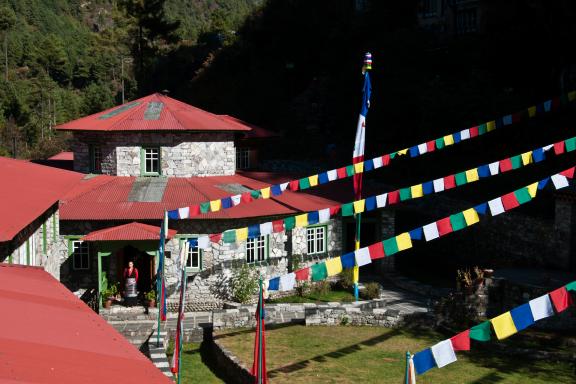 Village de Phakding dans la région de l’Everest au Népal