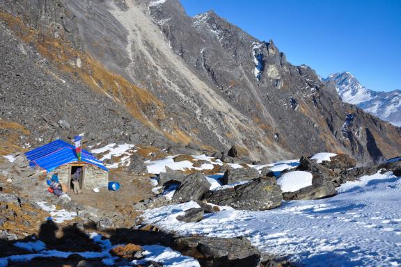 Au Zatrwa La dans la région de l’Everest au Népal