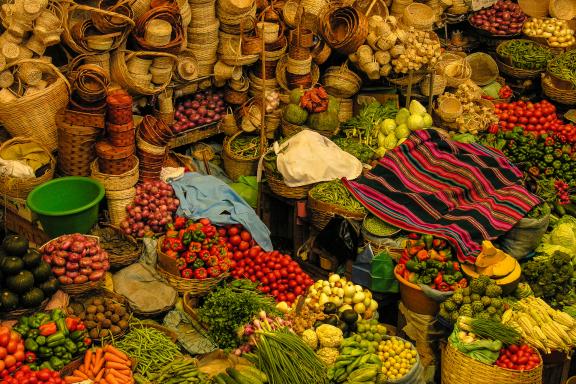 Marché de Sucre en Bolivie