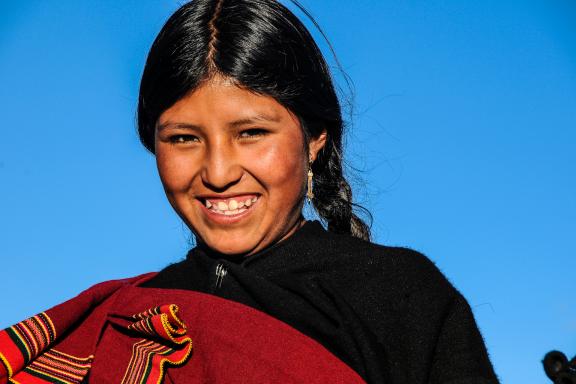 Au marché de Tarabuco en Bolivie