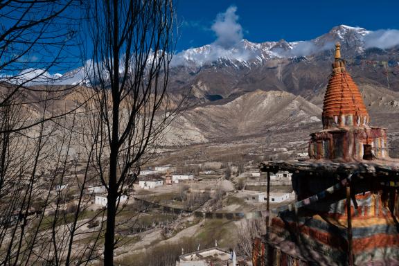 Village de Geling à 3570 m au Mustang au Népal