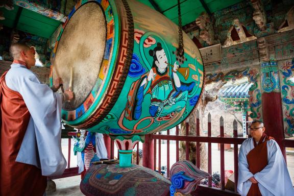 Découverte du temple bouddhiste de Sudeoksa à Yesan en Corée du Sud