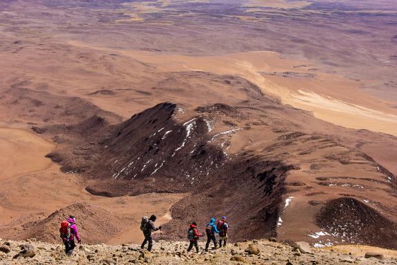 Région de Parinacota dans le désert d’Atacama au Chili