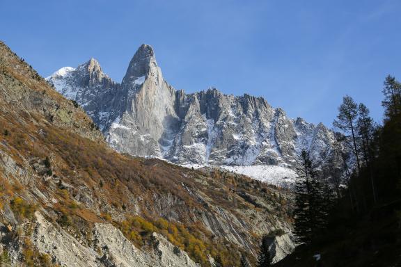 Voyage et via corda alpine au rocher de Mottets en France