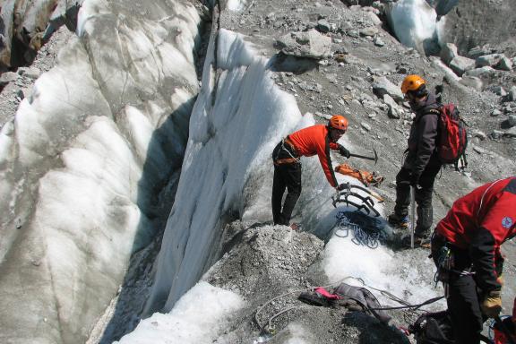 Voyage et stage pratique aux secours en montagne