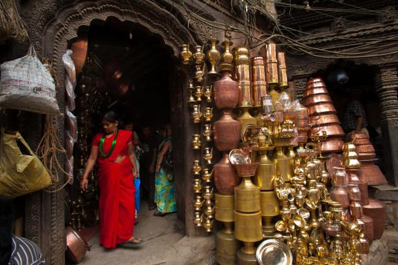 Durbar square à Katmandou au Népal