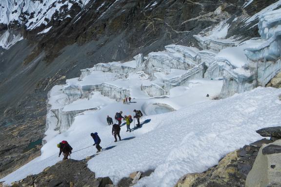 Ascension du Mera peak à 6 461 m dans la région de l’Everest au Népal