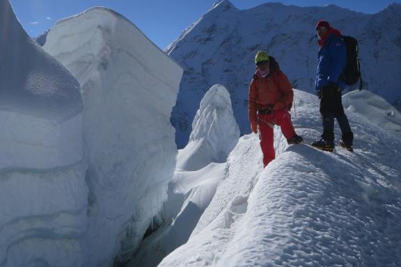 Ascension de l’Island peak à 6 189 m dans la région de l’Everest au Népal