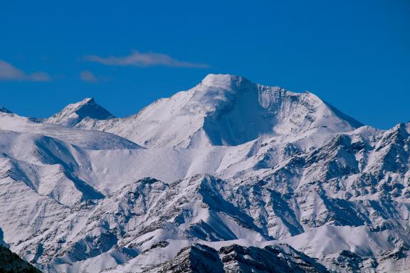 Le sommet du Kang Yatse au Ladakh en Inde