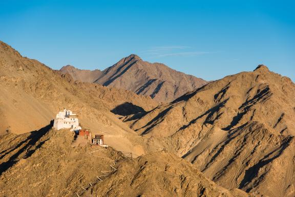 Palais royal de Leh au Ladakh en Himalaya en Inde