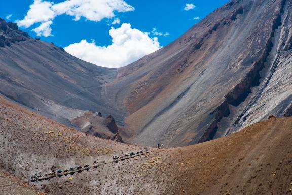 Passage d’un col au Ladakh en Inde