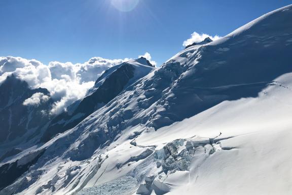 Paysage au Mont Blanc à Vhamonix