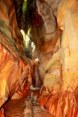 Trekking dans les ocres d'un canyon du Makay