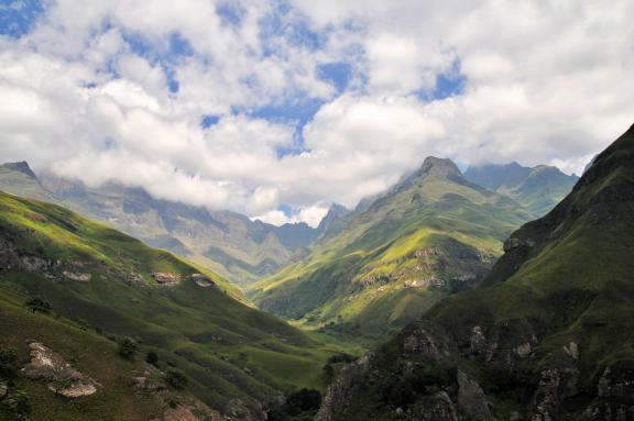 Trek vers une vallée du Drakensberg