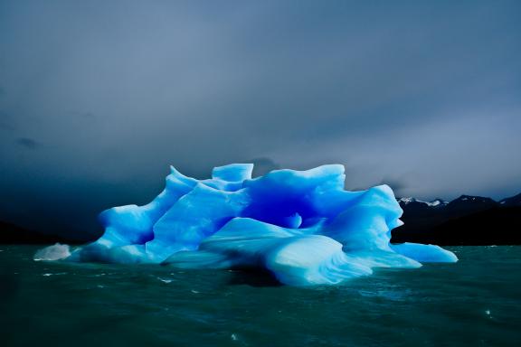 Glacier Upsala sur le lac Argentin, Parc National de los Glaciares, Patagonie, Argentine