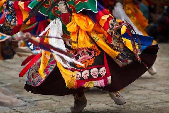 Danses religieuses (Cham) au Tibet oriental en Chine