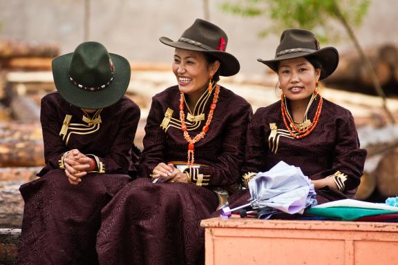 Fête Chamanique (Lurol) en Amdo au Tibet oriental en Chine