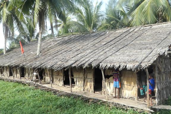 Voyage vers une longue maison des Asmat tout au sud de la Papua indonésienne