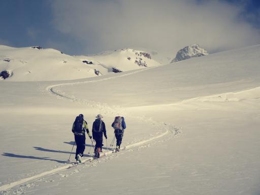 Trek et progression en ski de randonnée en France