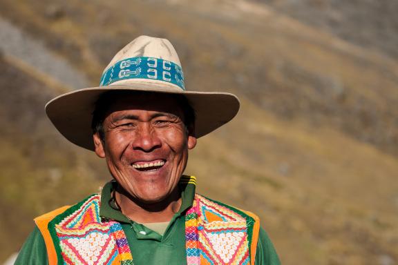Arriero pendant le trek de l’Ausangate au Pérou