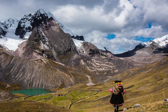 Laguna Comer Cocha pendant le trek de l’Ausangate au Pérou