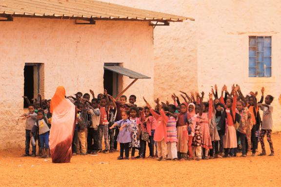 Découverte et écoliers de l'Adrar